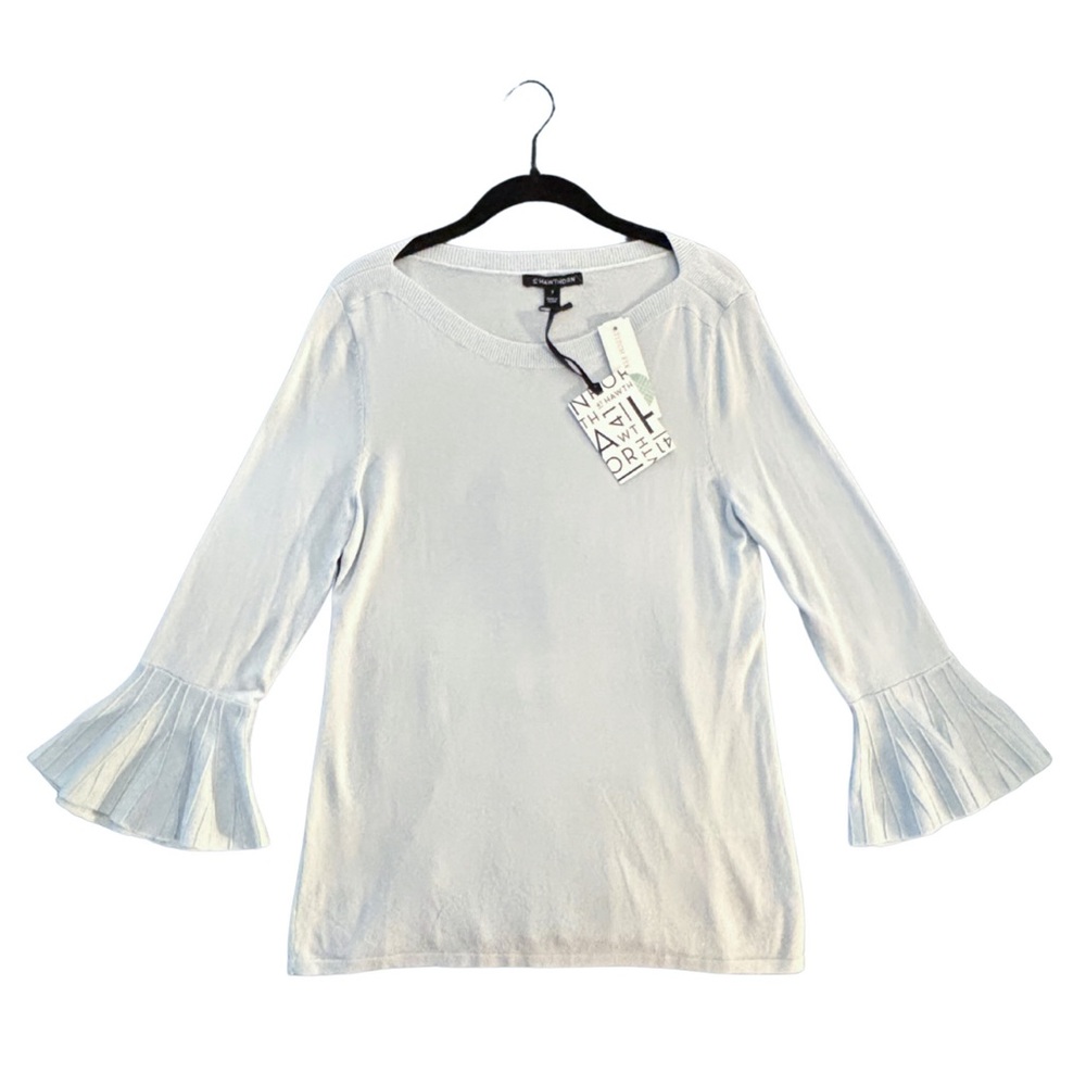 41 Hawthorn Light Blue Knit Top